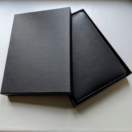 Luxurious leather notebook