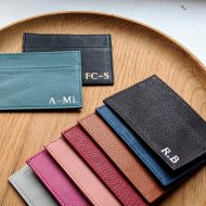 Foiled Leather Card Holders