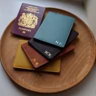 Foiled Leather Passport Cover