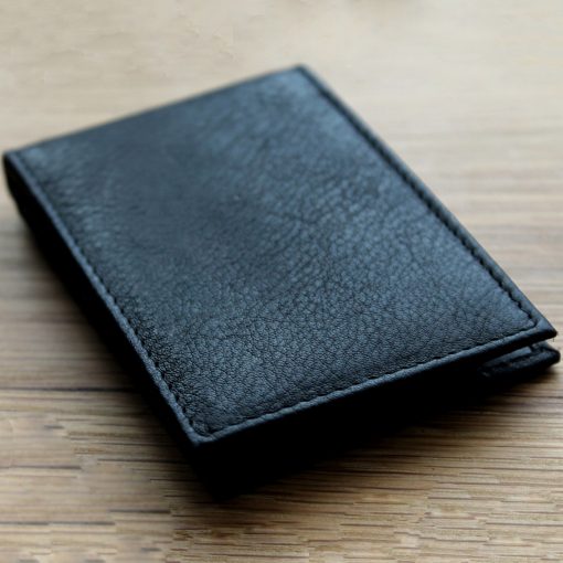 Mini Wallet Grey Leather